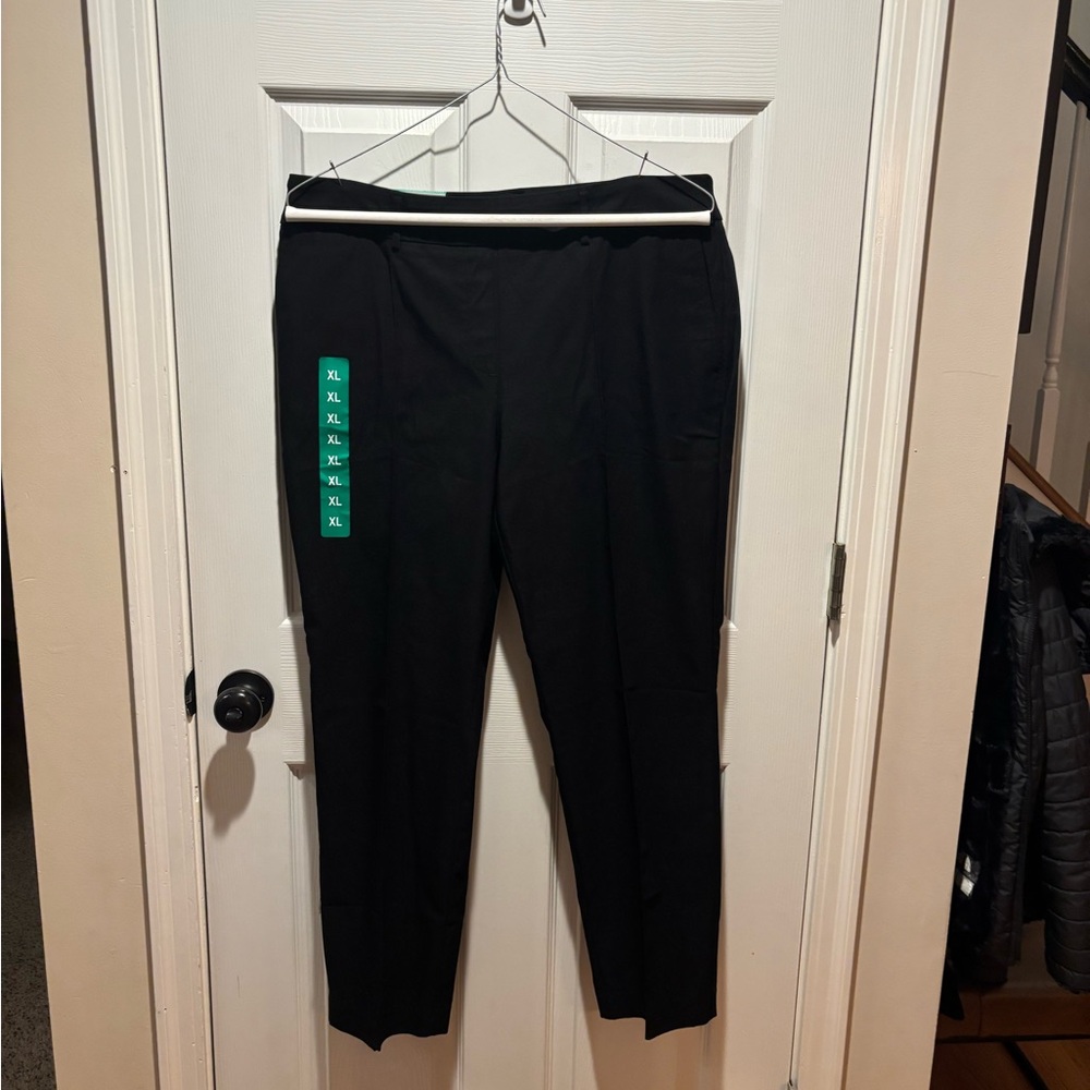 Black Pull-On Pants with Tummy Control - Picture 3 of 3